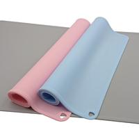 Mata dla zwierząt domowych wodoodporna antypoślizgowa dla kota kolor silikonowa mata na karmę dla zwierząt miska dla zwierząt woda pitna Pad podkładka do karmienia dla psów łatwe do czyszczenia 5